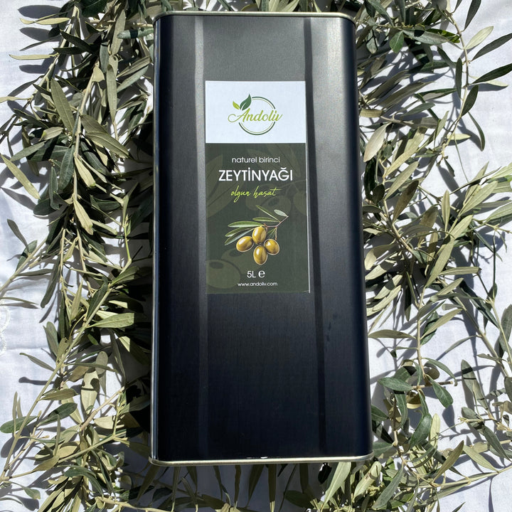 2024-2025 NATUREL BİRİNCİ ZEYTİNYAĞI 5 LT TENEKE
